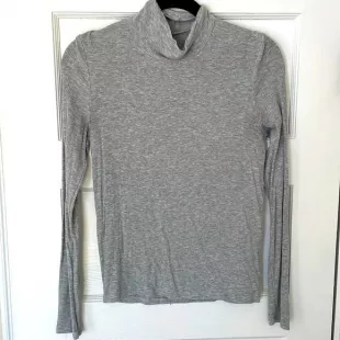 american eagle - Super Soft & Comfy Grey AE Mock Neck Top