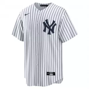 Nike - New York Yankees White Pinstripe Jersey