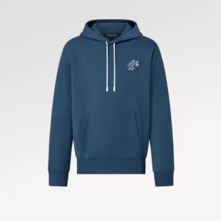 Embroidered Signature Cotton Hoodie