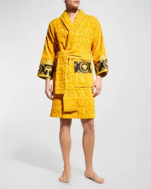 Versace - Men's Barocco Sleeve Robe