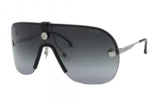 Epica II 010 9O Palladium Men's Sunglasses Gray Gradient & Silver Mirror