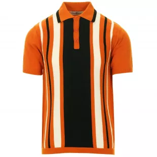 MADCAP ENGLAND - Mod Retro Stripe Knitted Polo