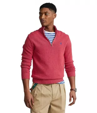 Polo Ralph Lauren - Cotton 1/4 Zip Sweater