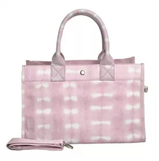 Midi East West Bag Pink Shibori