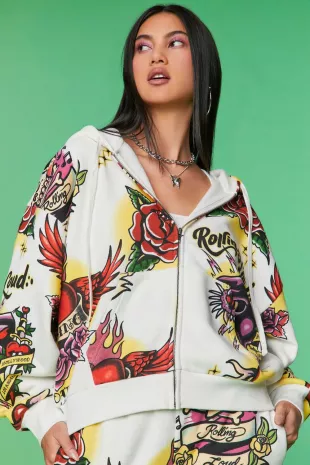 Rolling Loud Fleece Zip-Up Hoodie