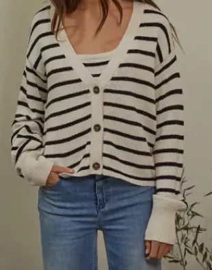 Stella Stripe Cardigan