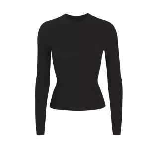 Cotton Jersey Long Sleeve T-Shirt