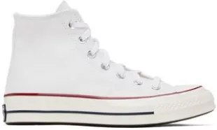 White Canvas High Top Chuck 70 Sneakers