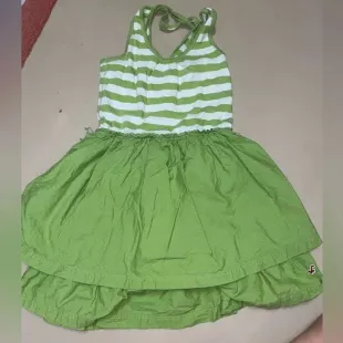 Green Striped Hollister Dress