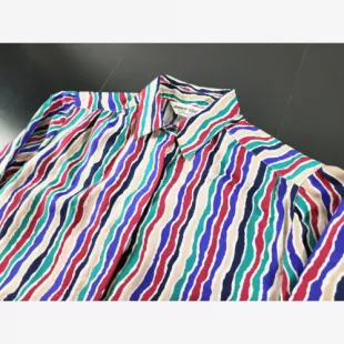 Striped Shirt worn by Jerry Buss (John C. Reilly) as seen in