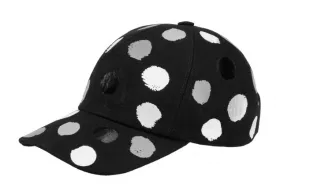 Louis Vuitton - x YK Black Painted Dots Hat