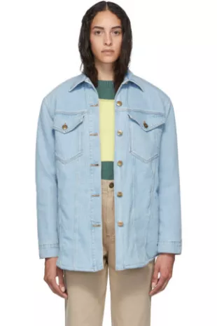 Nanushka clearance denim jacket