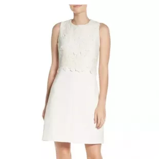 Vince Camuto - Lace Popover Shift Dress