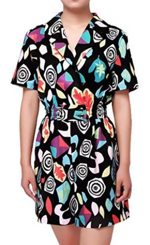 Women Girl Mall Eleven Cosplay Costume Short Sleeve Romper Dress Ouifit Women Large