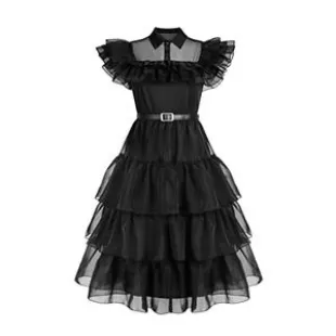 Mesh Dress Costume Clothes Toys Doll Costume For Girls Toddler Casual Dress Cartoon Kids Costume