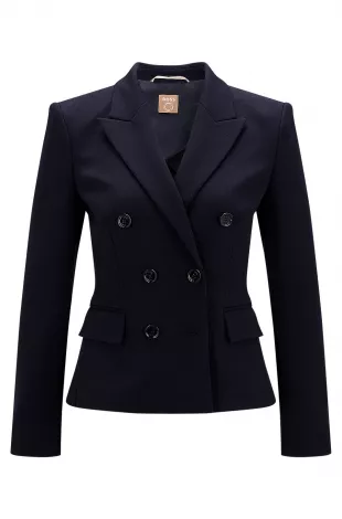 boss - Regular-fit Double-breasted Jacket