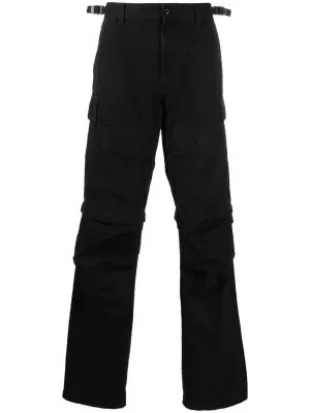 Straight-Leg Cargo Trousers