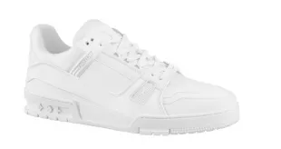 Louis Vuitton - All White LV Trainer Sneakers