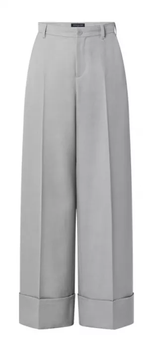 Louis Vuitton - Grey Cuffed Workwear Pants
