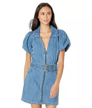 Women's Oxford Mini Dress