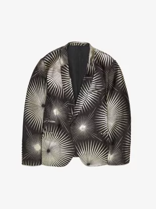 Golden Silk Blend Evening Blazer