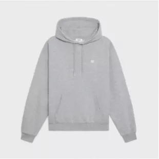 Cashmere Triomphe Hoodie in Grey and Off White