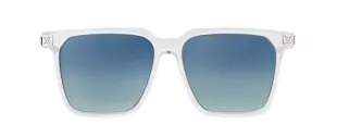 Louis Vuitton - Transparent & Blue LV Rise Square Sunglasses