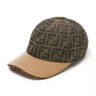 Fendi Baseball Cap Brown Women's fxq675-alsg-f0qe1 57cm M size