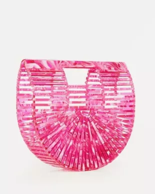 The Gaia's Ark Mini Top Handle Bag in Qajar Rose