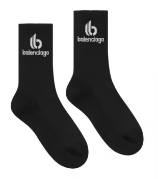 Black Double B Socks