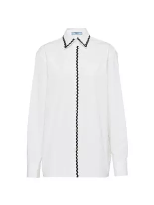 Prada - Women's Poplin Shirt - White