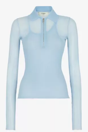 Sweater Silk Light Blue