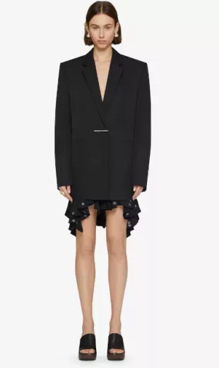Oversized Jacket in Wool and Mohair
