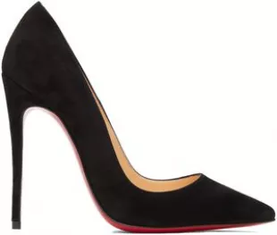 Christian Louboutin - Suede So Kate Pumps