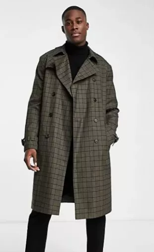 ASOS DESIGN - Double Breasted Trench Coat