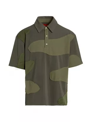 Digi Camo-Print Polo Shirt