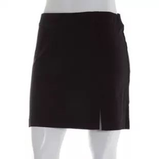 Juniors Joe B Solid Millennium Front Slit Mini Skirt