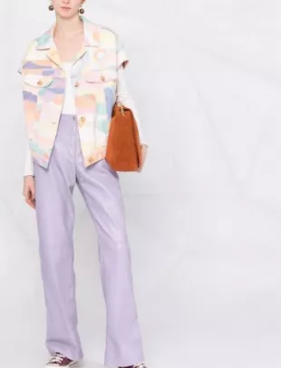 Short-sleeve Button-fastening Jacket