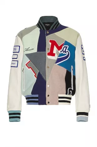 Amiri - Vintage Patchwork Varsity Jacket