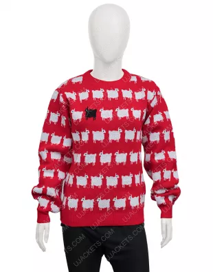 U Jackets - Princess Diana Black Sheep Red Sweater