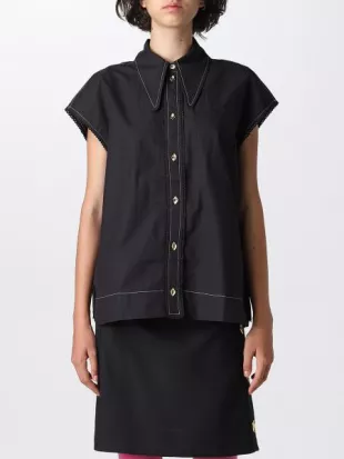 Sleeveless Poplin Shirt