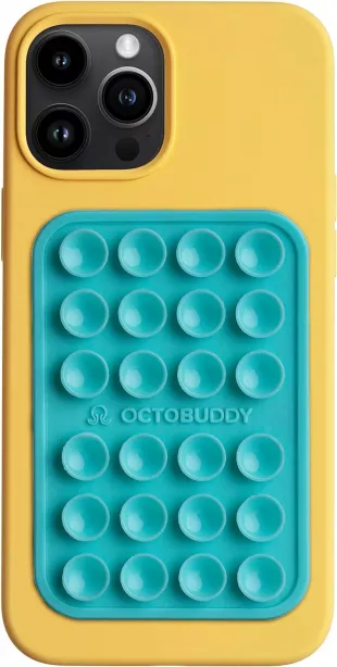 Octobuddy Silicone Suction Phone Case Adhesive Mount used by Meredith  Duxbury on her Instagram Story Post on September 12, 2023