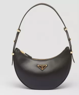 Prada - Arque Leather Shoulder Bag
