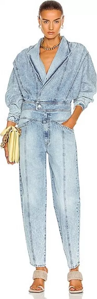 Mother - The Big Time Jumpsuit in Blue - ShopStyle