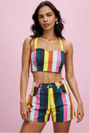 Stella Bustier Covergirl Stripe
