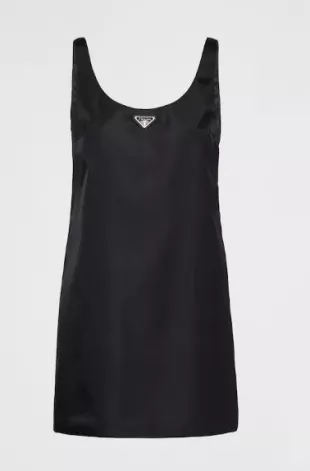 Re-Nylon Dress in Black