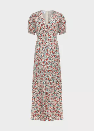 fitted tank top dress HATCH Collection The Kristen Dress in Rose Rouge