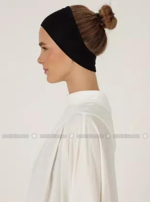 Tuva Non-Slip Bandana Black