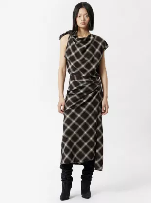 Naerys Asymmetric Maxi Dress
