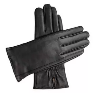 Touchscreen Leather Cashmere Lined Gloves for Women